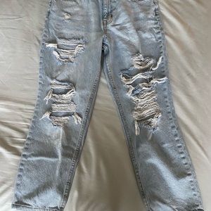NEW! Aeropostale distressed mom jean size 8